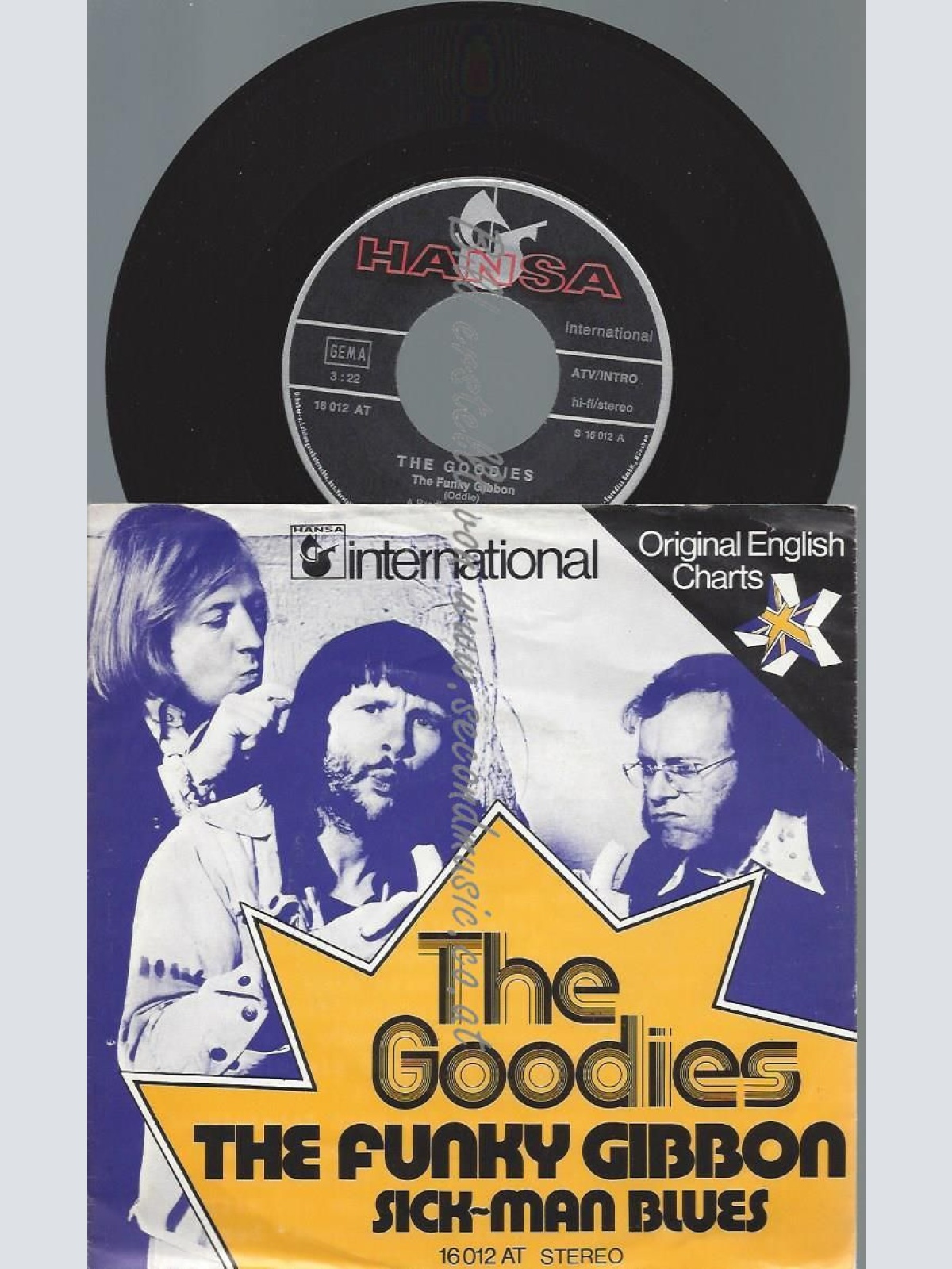 7"   The Goodies – The Funky Gibbon