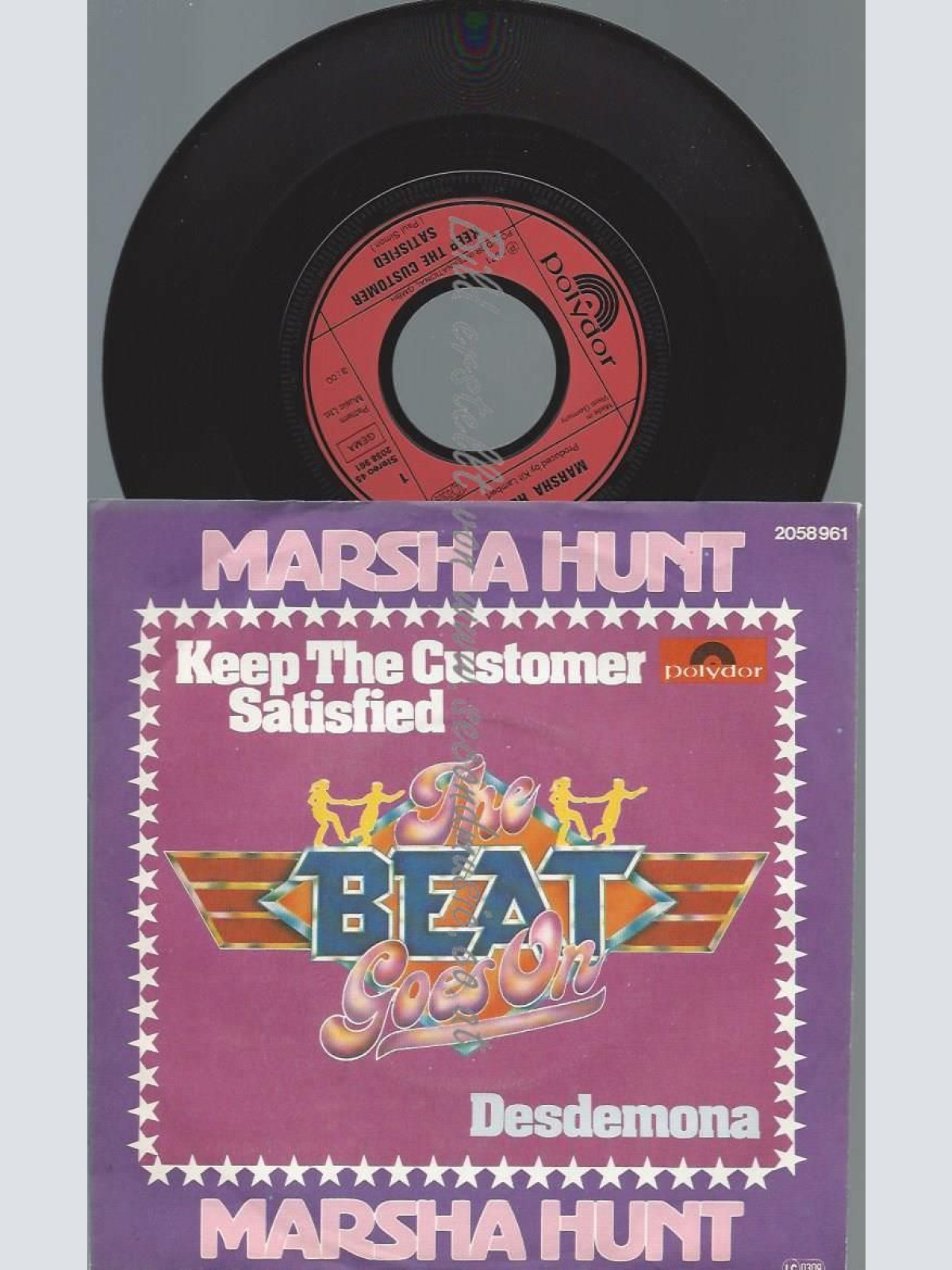 7"  Marsha Hunt – Keep The Customer Satisfied