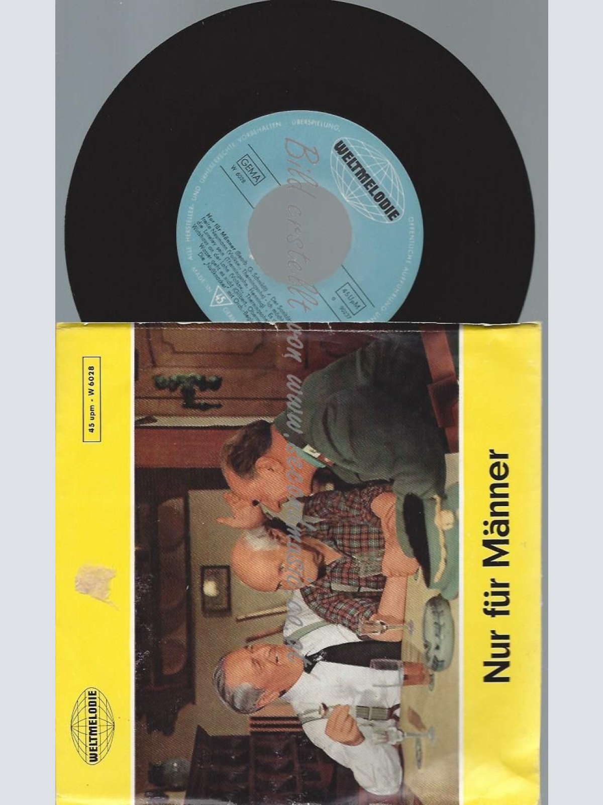 7" NUR FÜR  MÄNNER  // DIE NUSSKNACKER