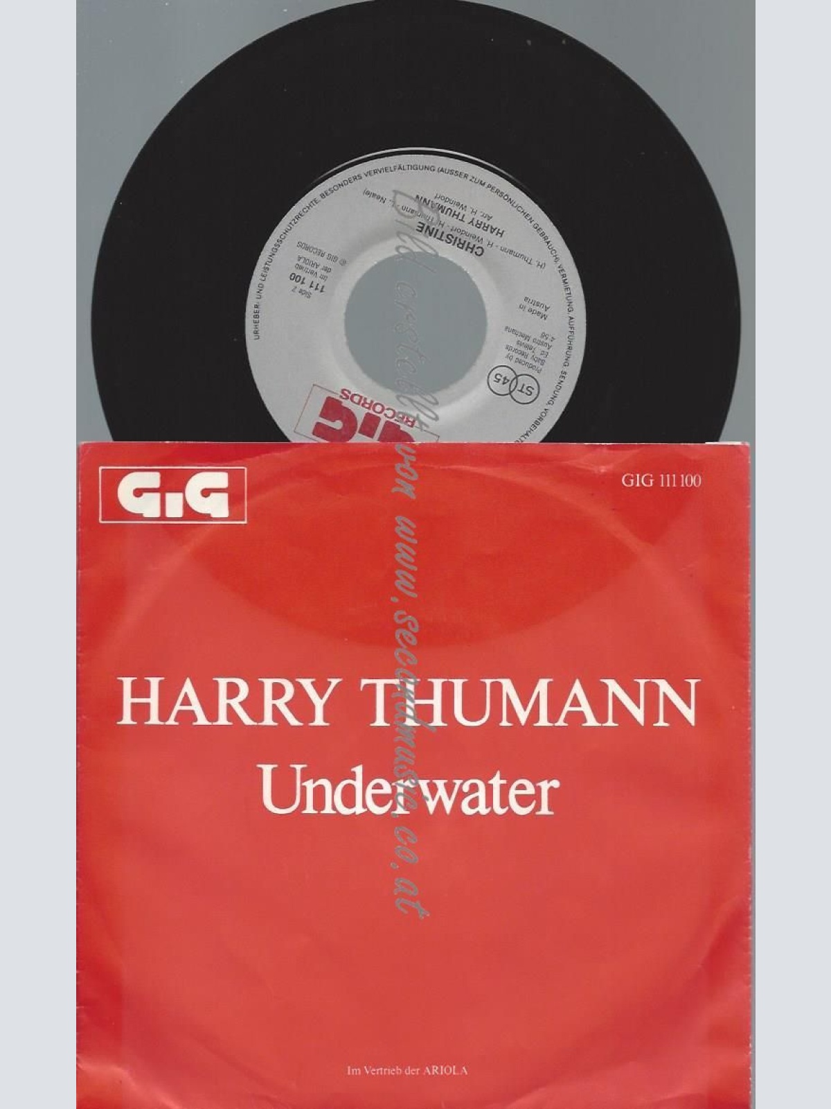 7"   Harry Thumann – Underwater