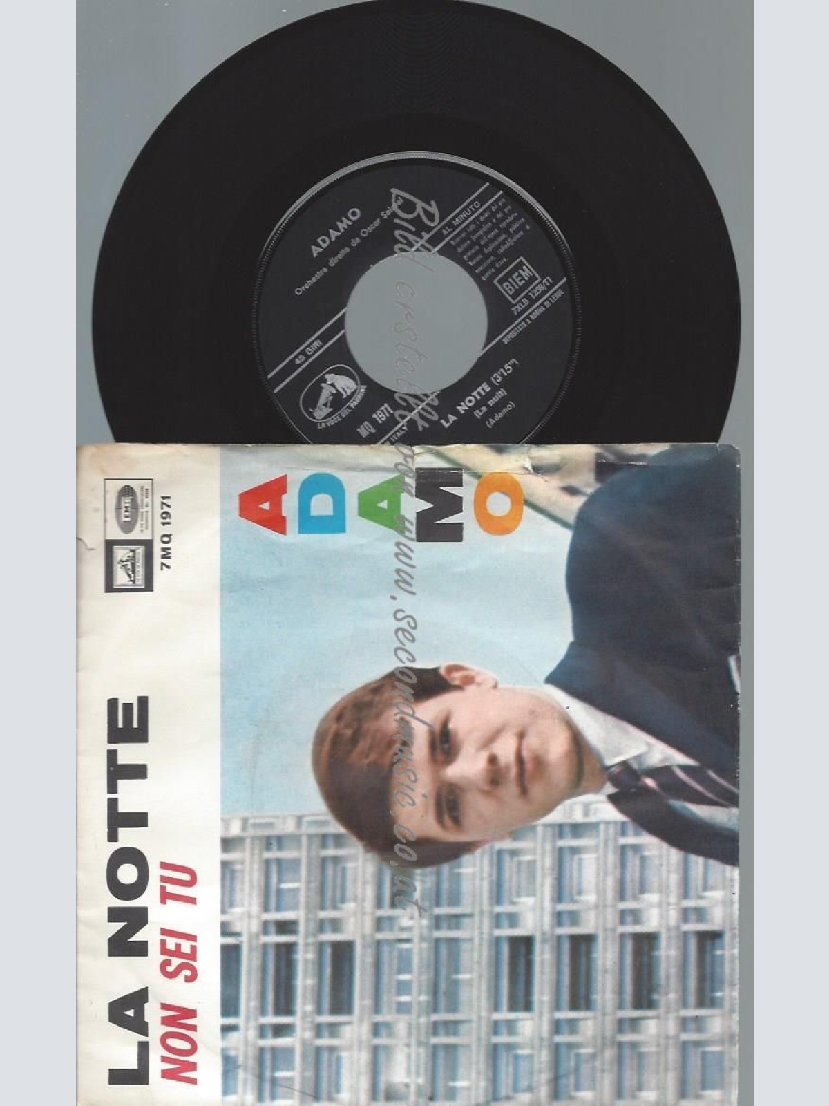 7"   Adamo  La Notte