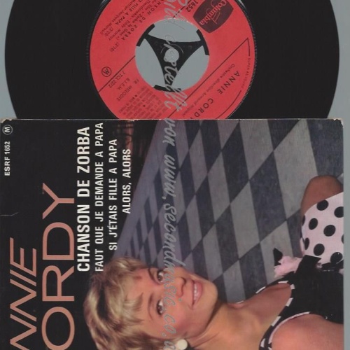 7"  Annie Cordy CHANSON DE ZORBA