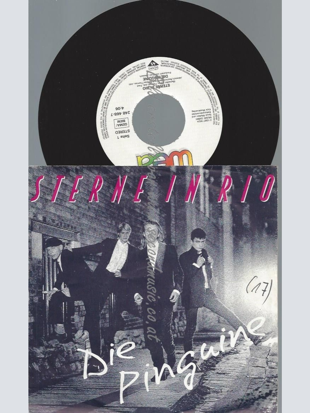 7"  Die Pinguine  Sterne In Rio