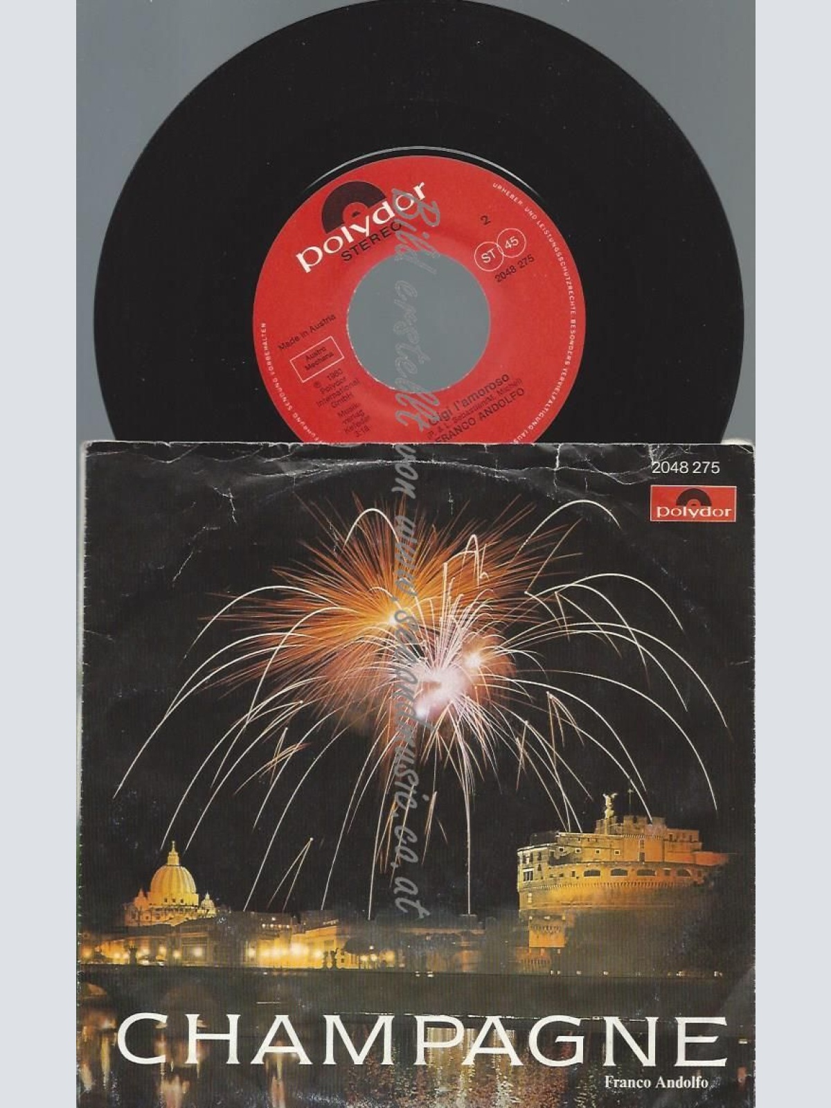 7"  Franco Andolfo – Champagne / Gigi L'Amoroso