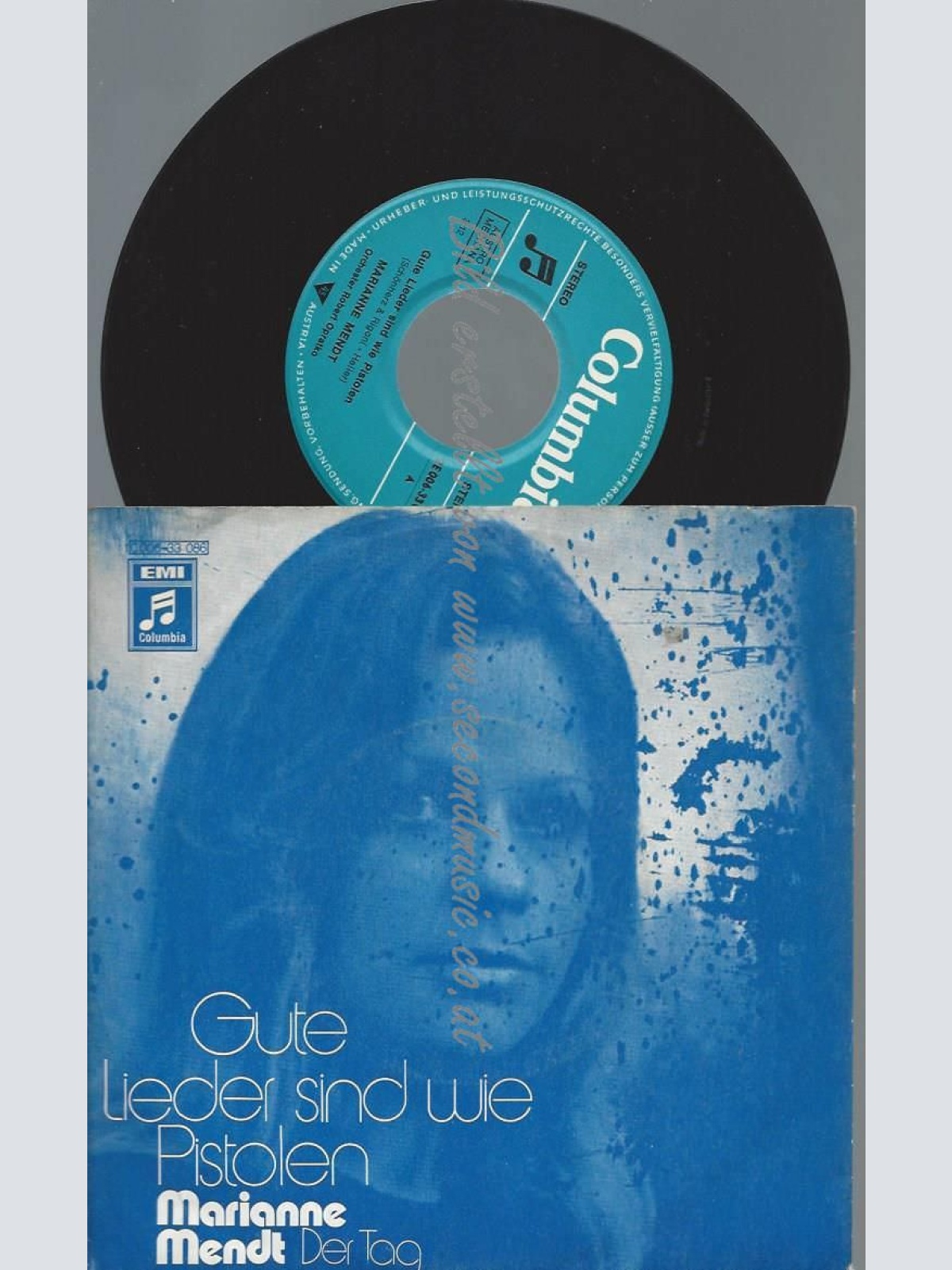 7"   Marianne Mendt  Gute Lieder Sind Wie Pistolen