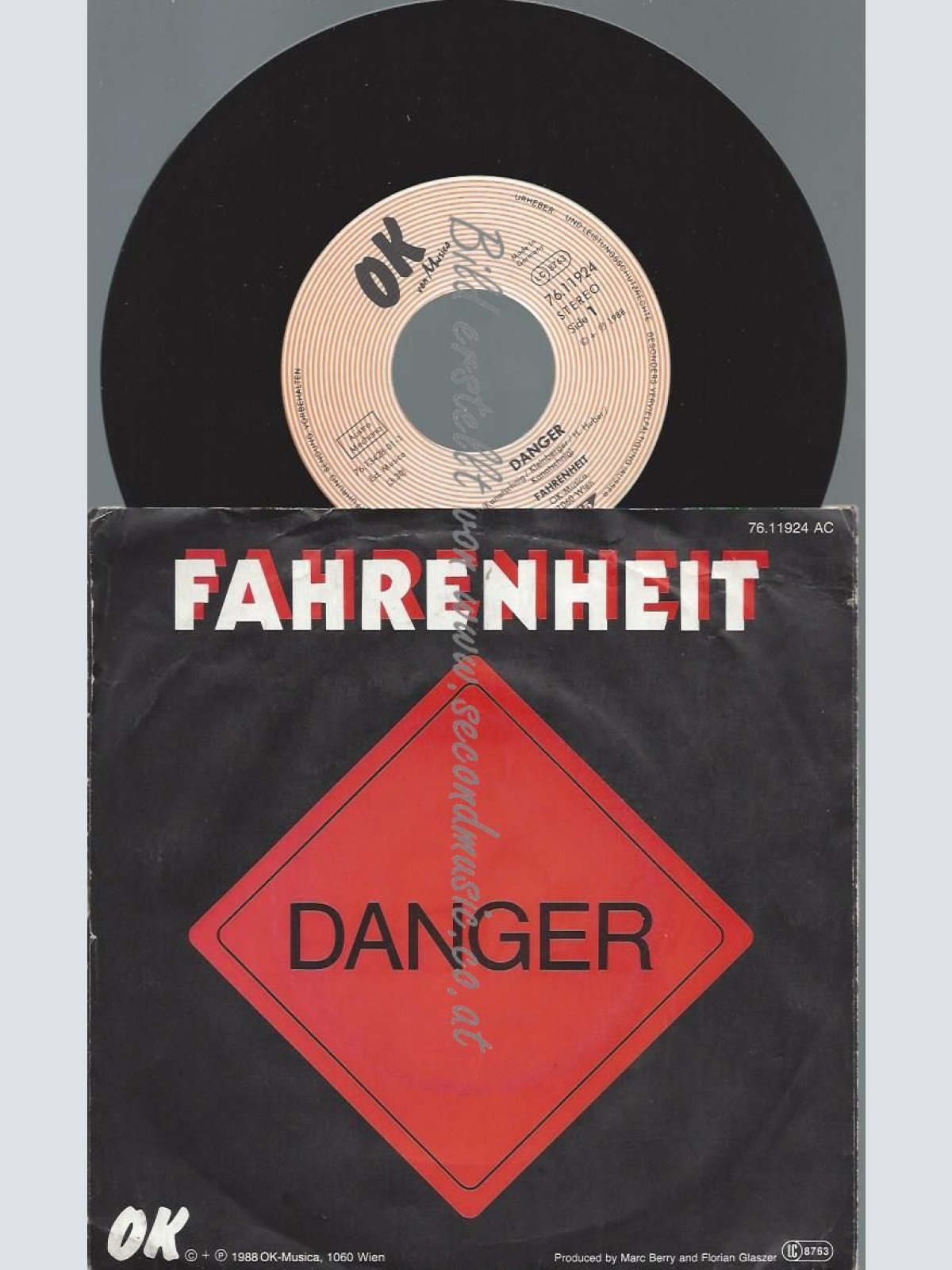 7"  Fahrenheit    Danger