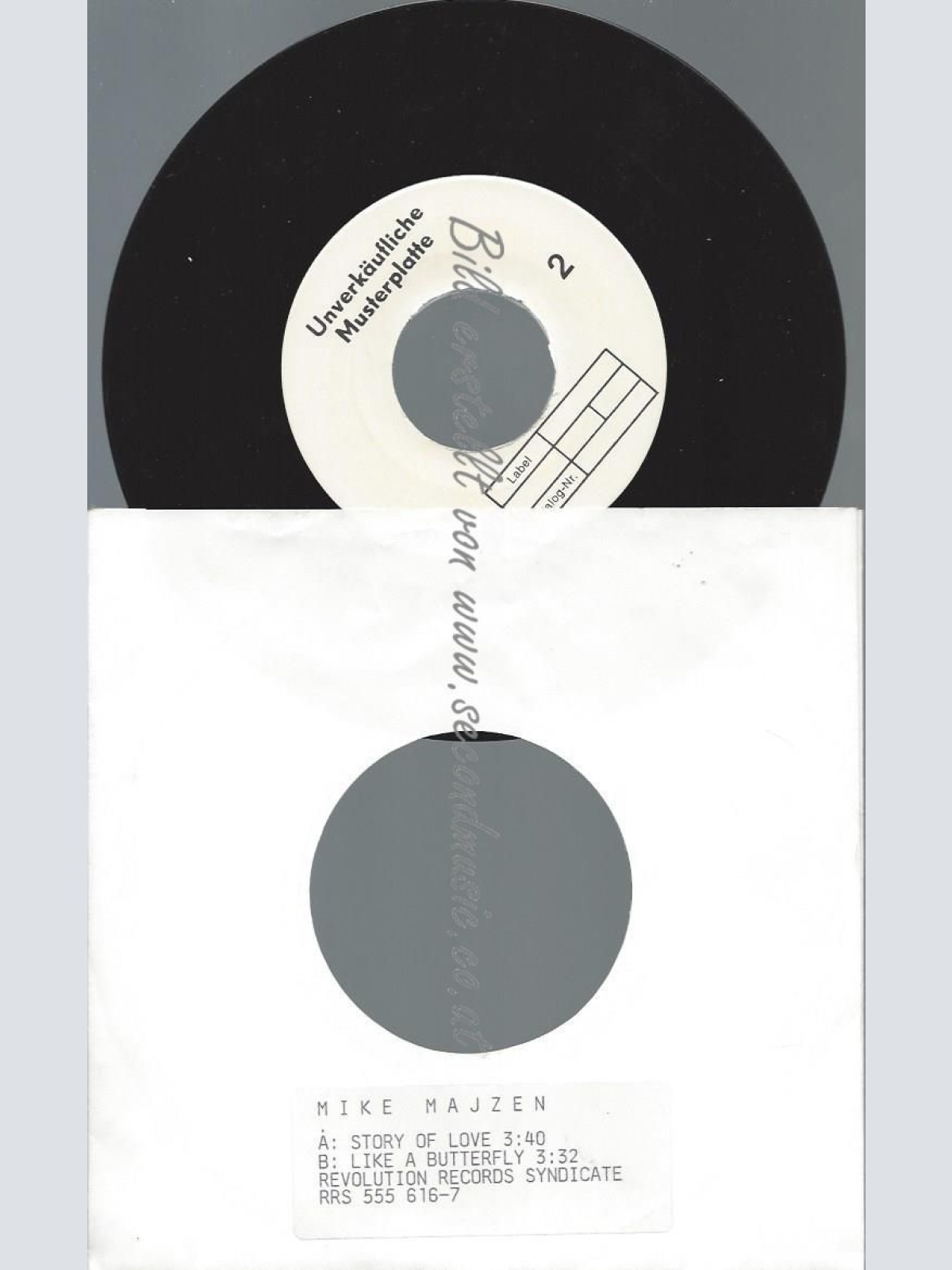 7"  Mike Majzen – Story Of Love  //PROMO