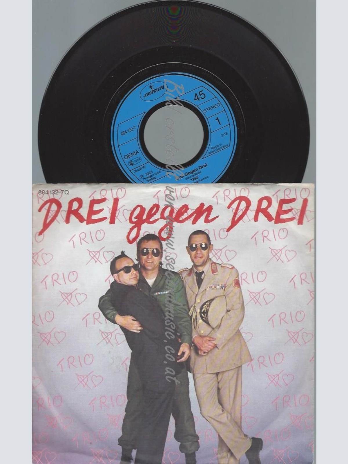 7"  Trio  Drei Gegen Drei