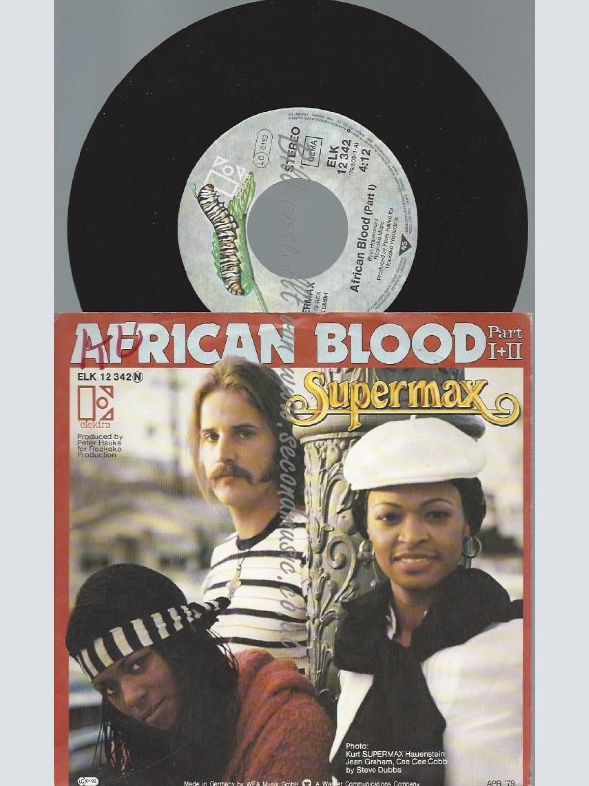 7"  Supermax  African Blood (Part I&II)  // DIFFRENT COVER