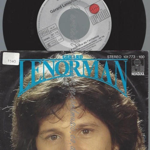 7"   Gérard Lenorman – La Clairière De L'enfance
