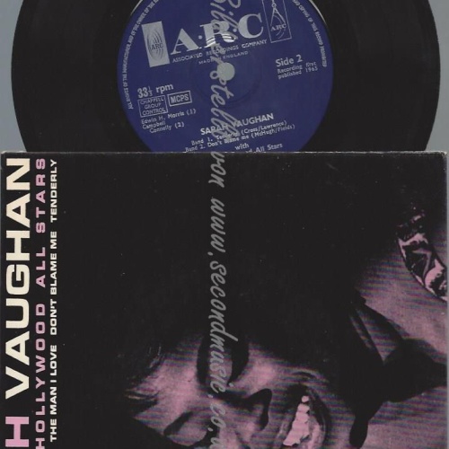 7"  Sarah Vaughan With The Hollywood All Stars