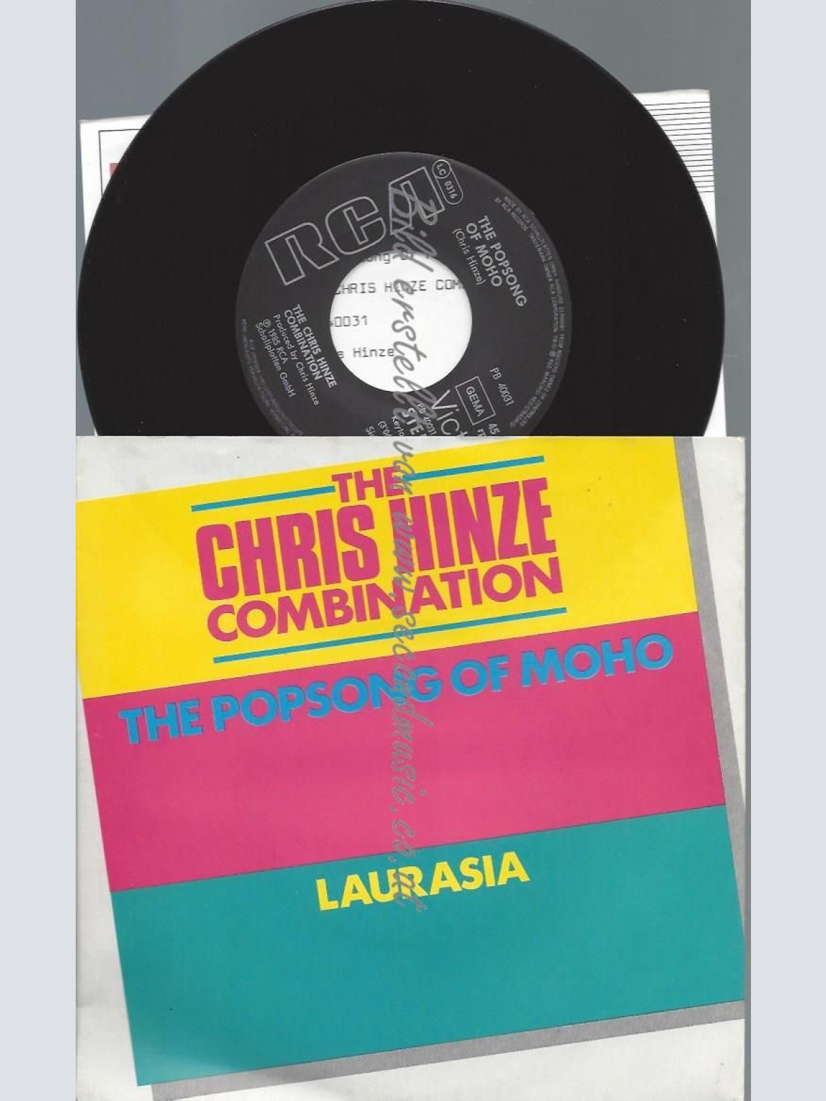 7"   The Chris Hinze Combination – The Popsong Of Moho  // + FACTS