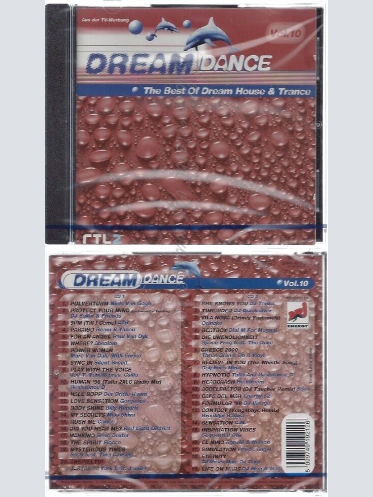 CD--NM-SEALED-DREAM DANCE -SERIES- -1998- - DOPPEL-CD -- DREAM DANCE VOL.10