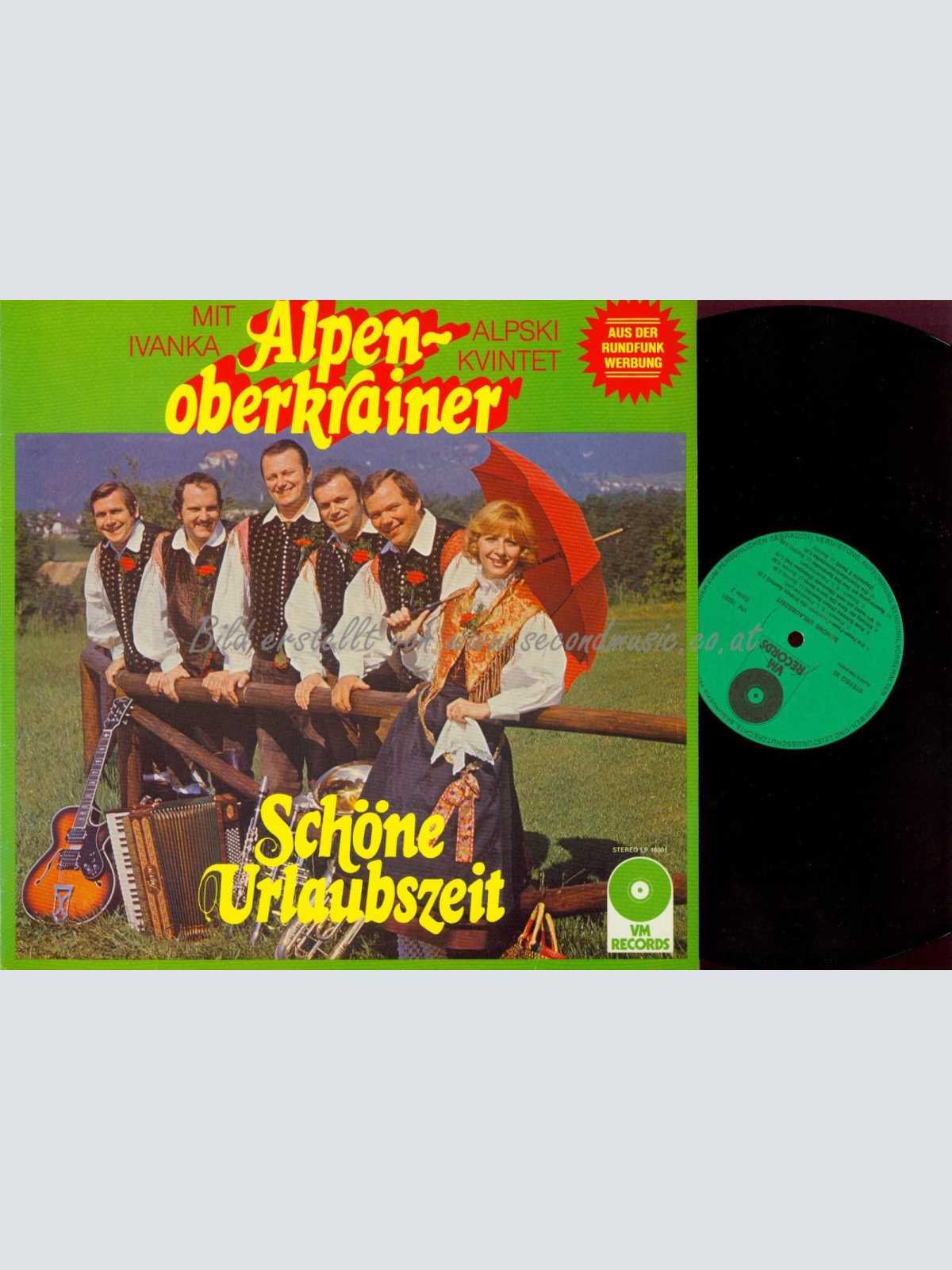 LP-  ALPENOBERKRAINER // SCHÖNE URLAUBSZEIT  // ALPSKI KVINTET