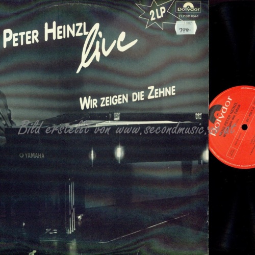 LP- HANS PETER HEINZL LIVE WIR ZEIGEN DIE ZEHNE