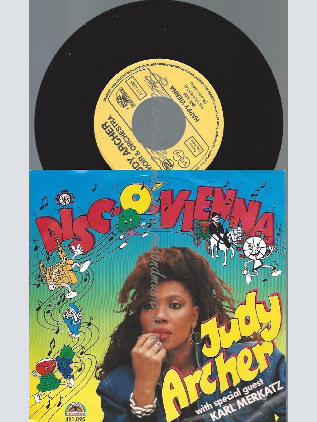 7"   Judy Archer  Disc-O-Vienna  // KARL MERKATZ