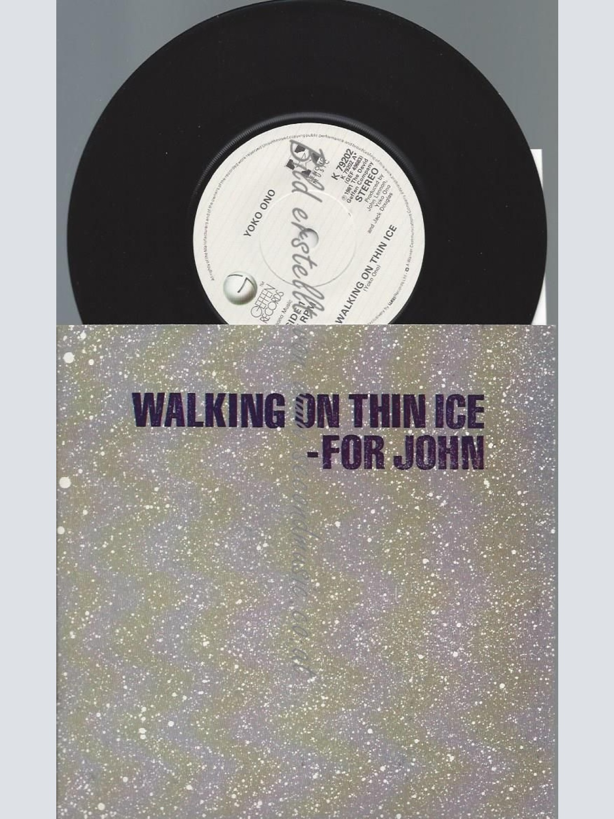 7"   Yoko Ono – Walking On Thin Ice // MIT SHEET