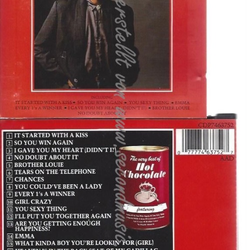 CD--HOT CHOCOLATE--    VERY BEST OF HOT CHOCOLATE