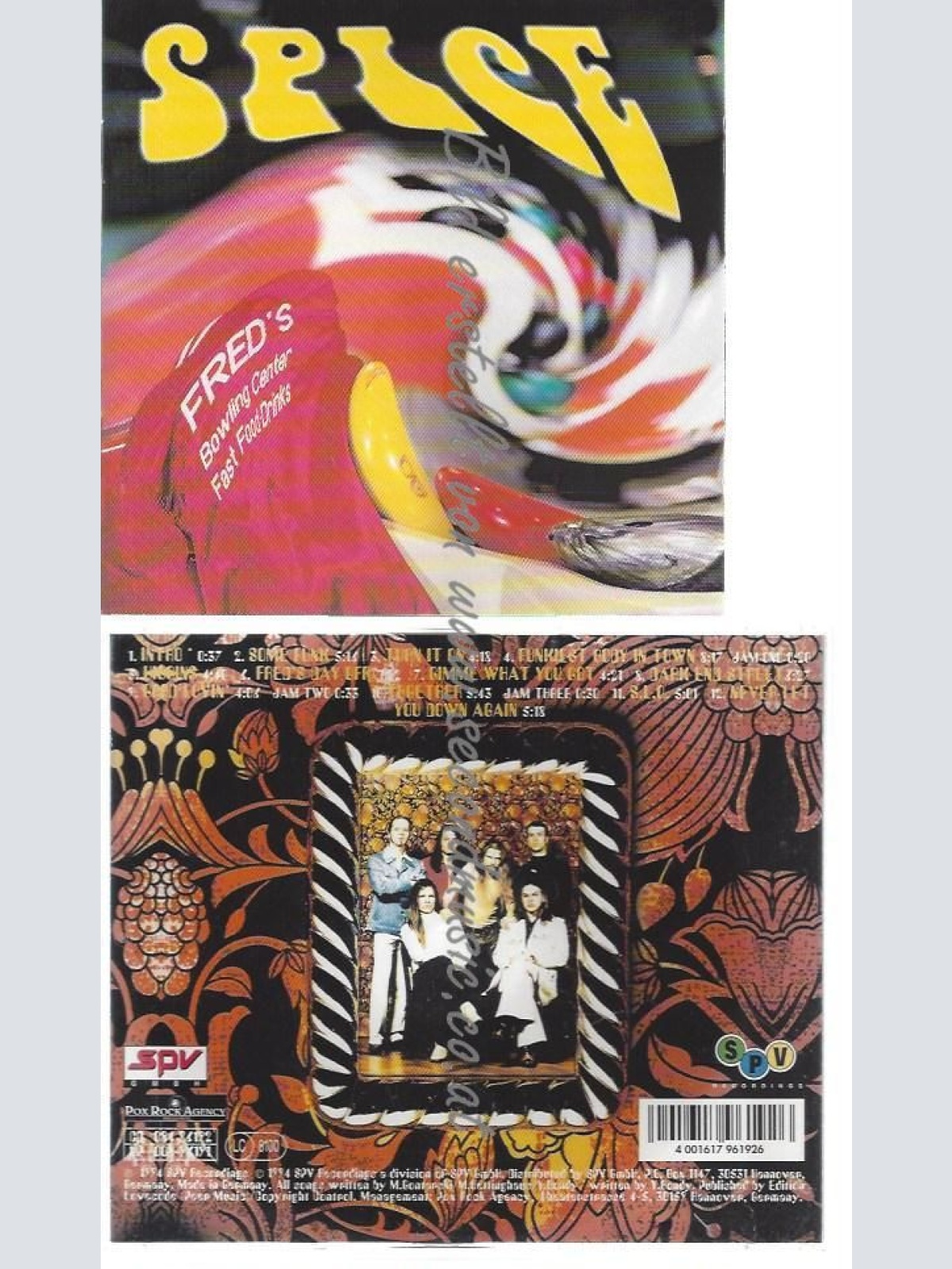 CD--SPICE--    FRED'S BOWLING CENTER