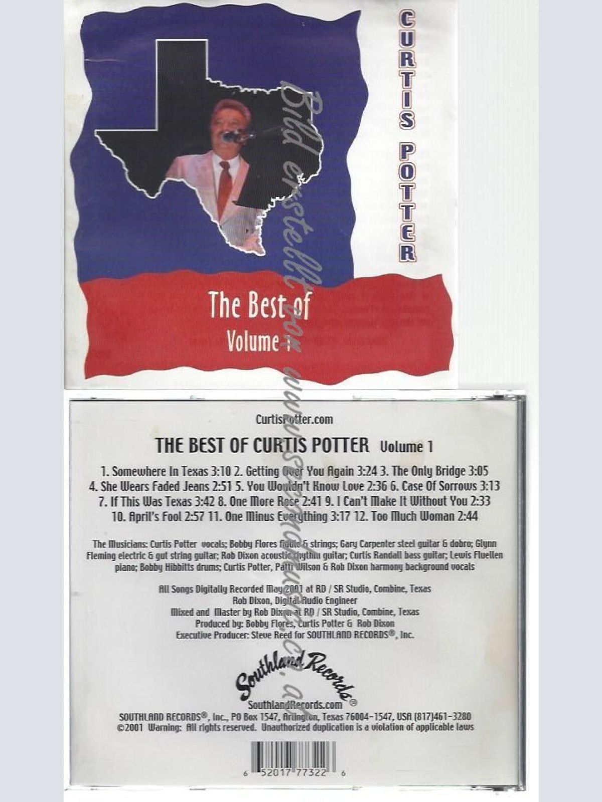 CD--CURTIS POTTER--    THE BEST OF CURTIS POTTER VOLUME  -US -