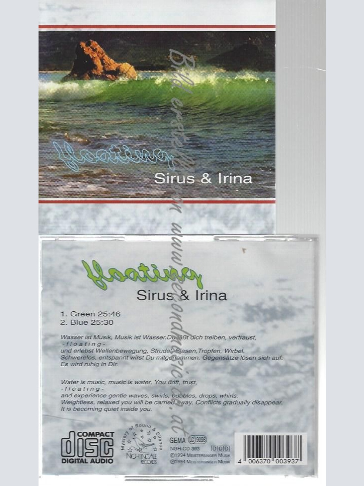 CD--SIRUS & IRINA--    FLOATING