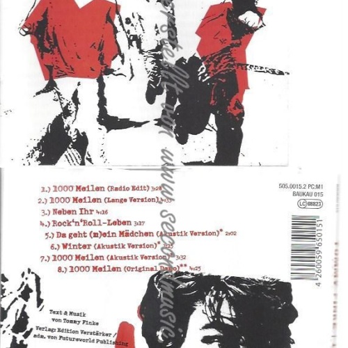 CD--TOMMY FINKE--     1000 MEILEN