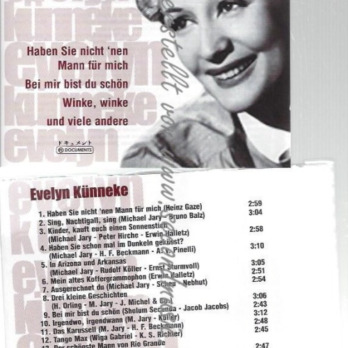 CD--EVELYN KUENNEKE UND EVELYN KÜNNEKE--    SING, NACHTIGALL, SING