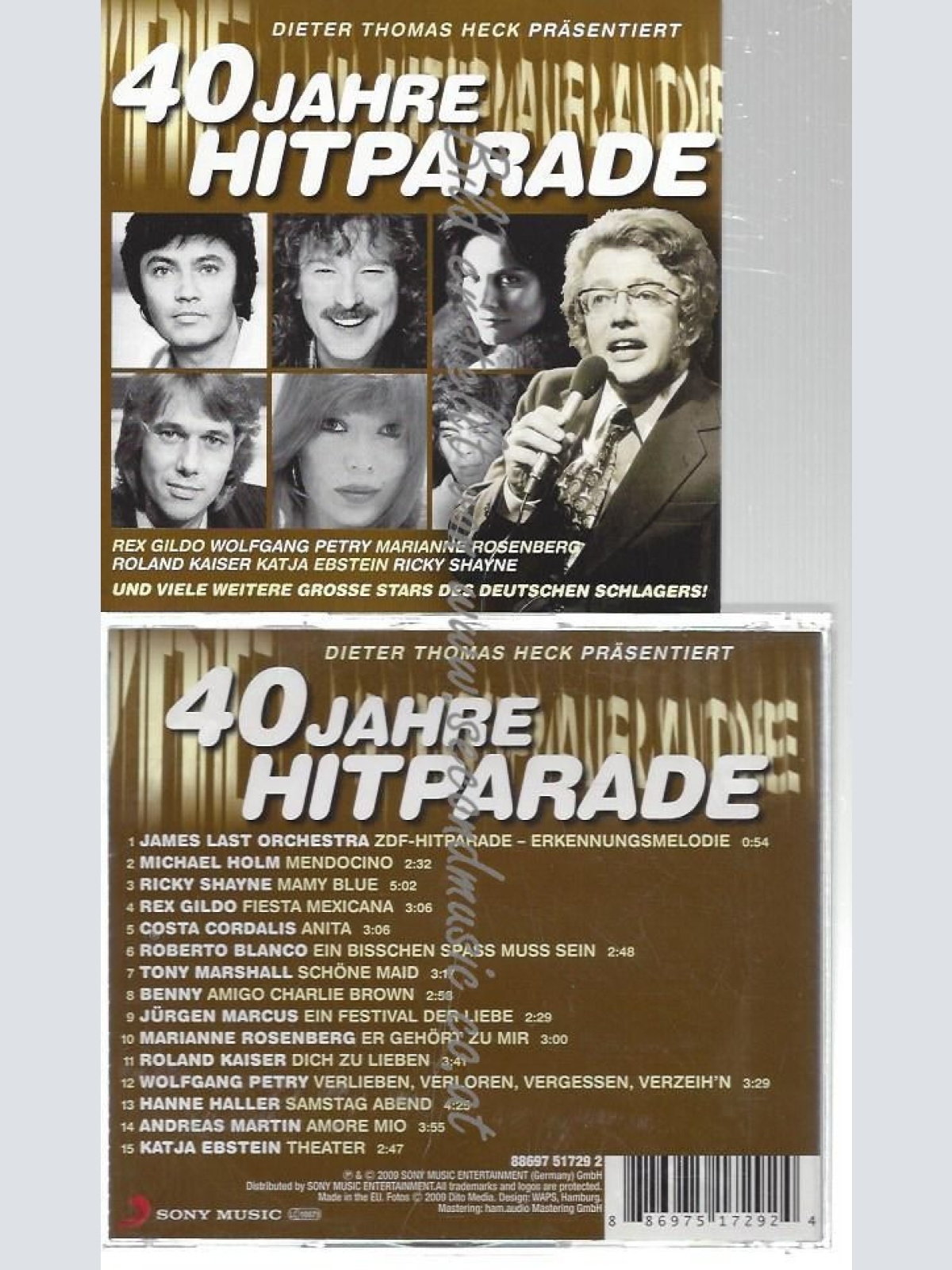 CD--VARIOUS--    40  JAHRE HITPARADE | COMPILATION