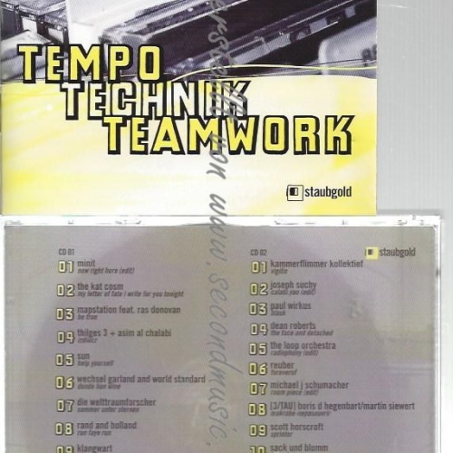 CD--VARIOUS--    TEMPO TECHNIK TEAMWORK | DOPPEL-CD