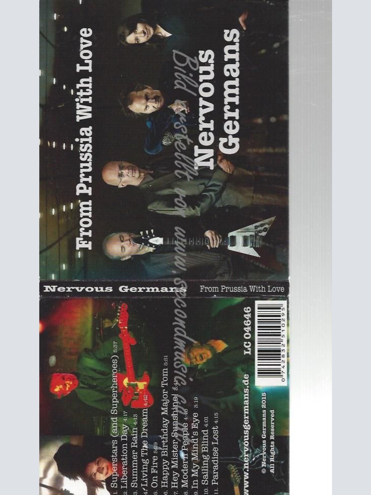 CD--NERVOUS GERMANS--    FROM PRUSSIA WITH LOVE