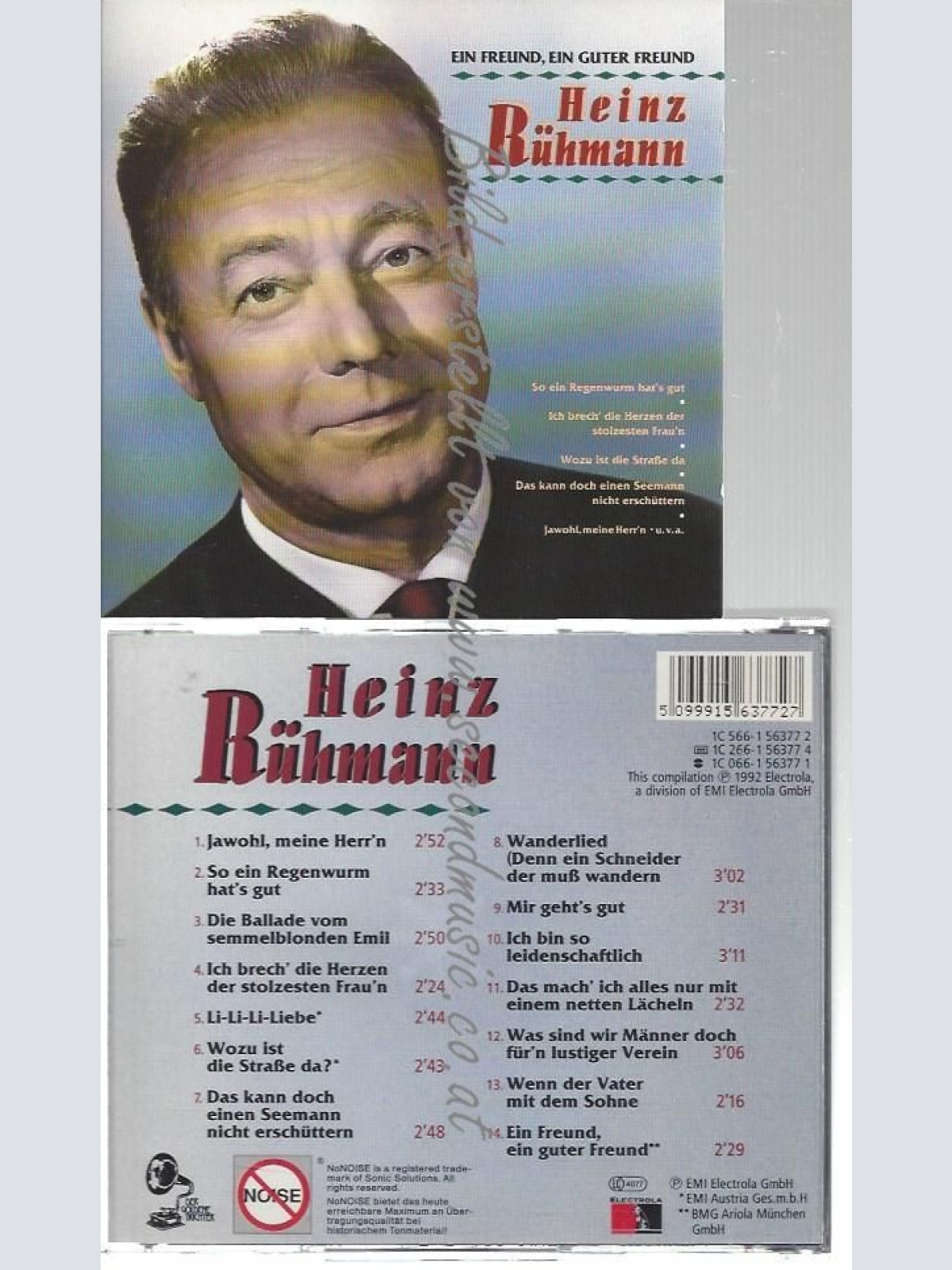 CD--HEINZ RÜHMANN--    EIN FREUND, EIN GUTER FREUND