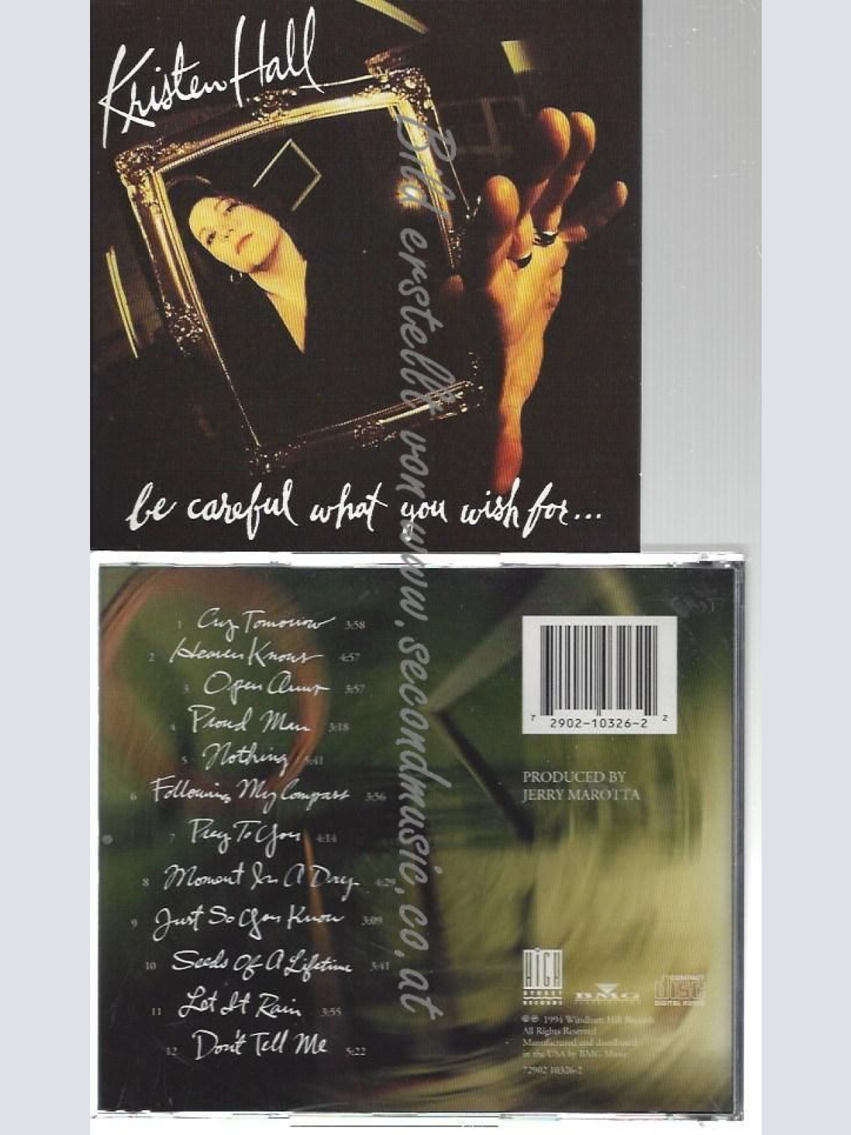 CD--KRISTEN HALL--    BE CAREFUL WHAT YOU WISH