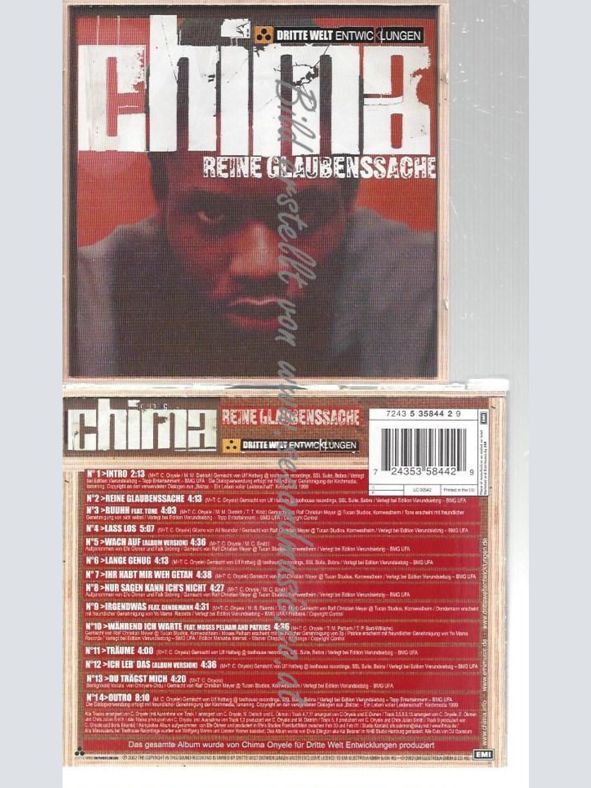 CD--CHIMA--    REINE GLAUBENSSACHE