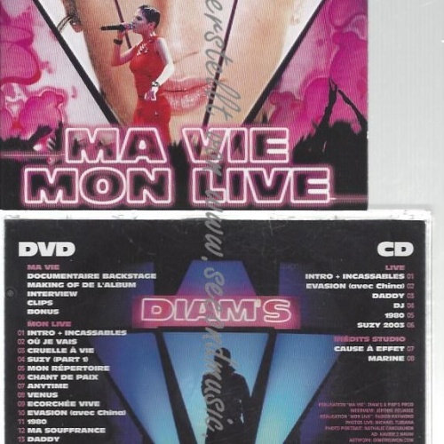 CD--MON LIVE    / DIAM'S--    MA VIE