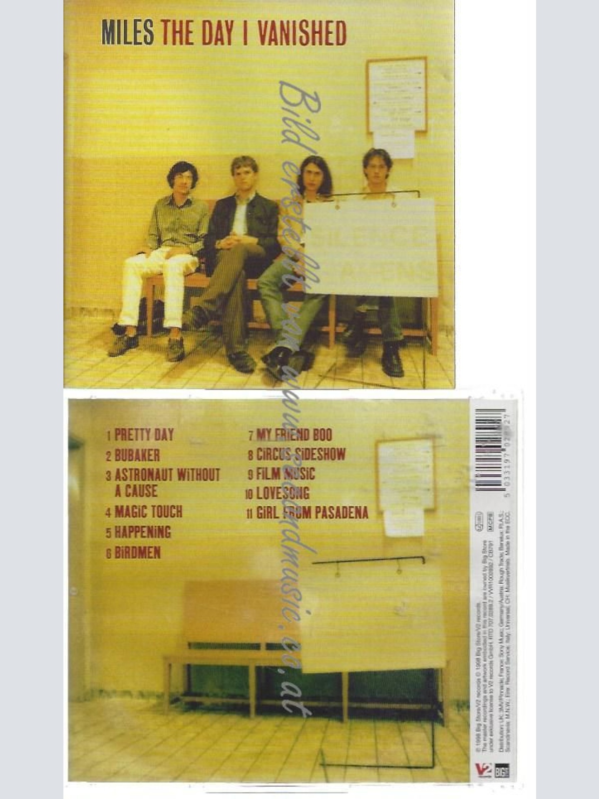 CD--MILES--    THE DAY I VANISHED