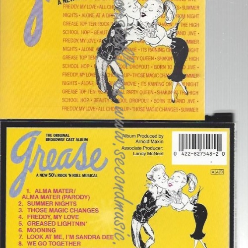 CD--WARREN CASEY UND WALTER BOBBIE--    GREASE | SOUNDTRACK