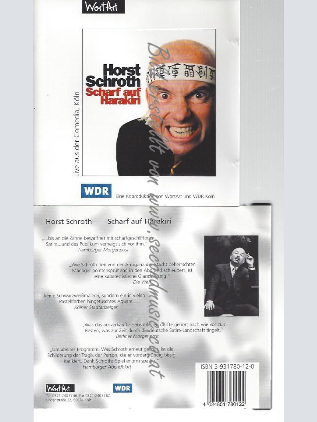 CD--HORST SCHROTH--    SCHARF AUF HARAKIRI