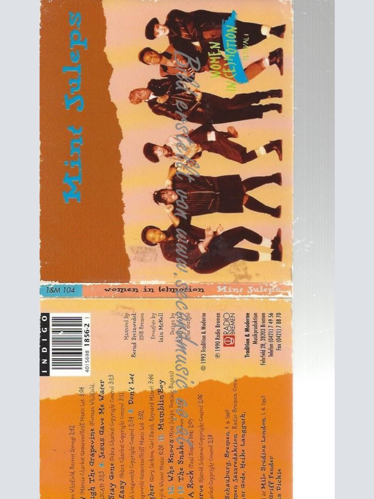 CD--MINT JULEPS--    WOMEN IN -E-MOTION-FESTIVAL