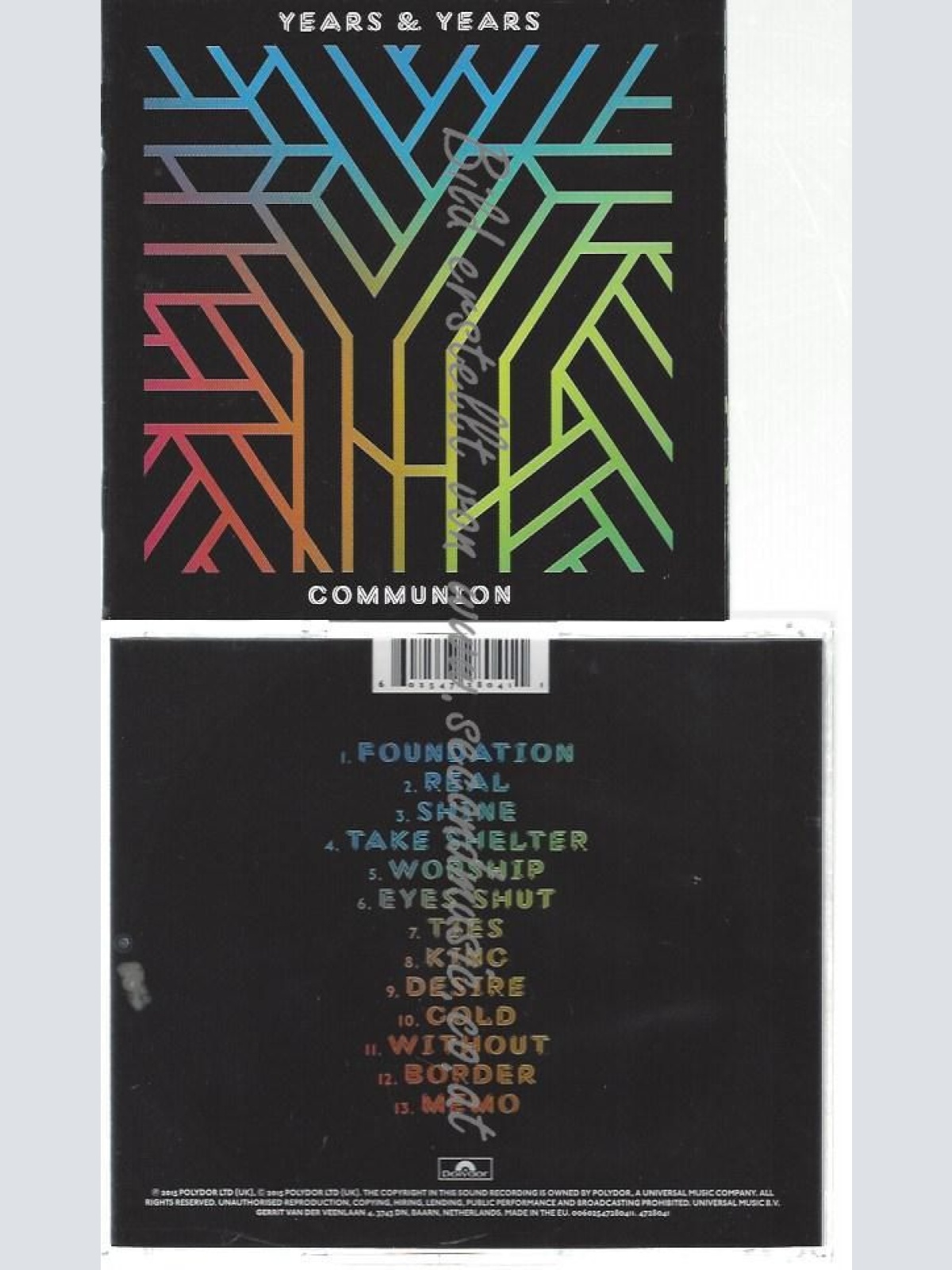CD--YEARS & YEARS--    COMMUNION
