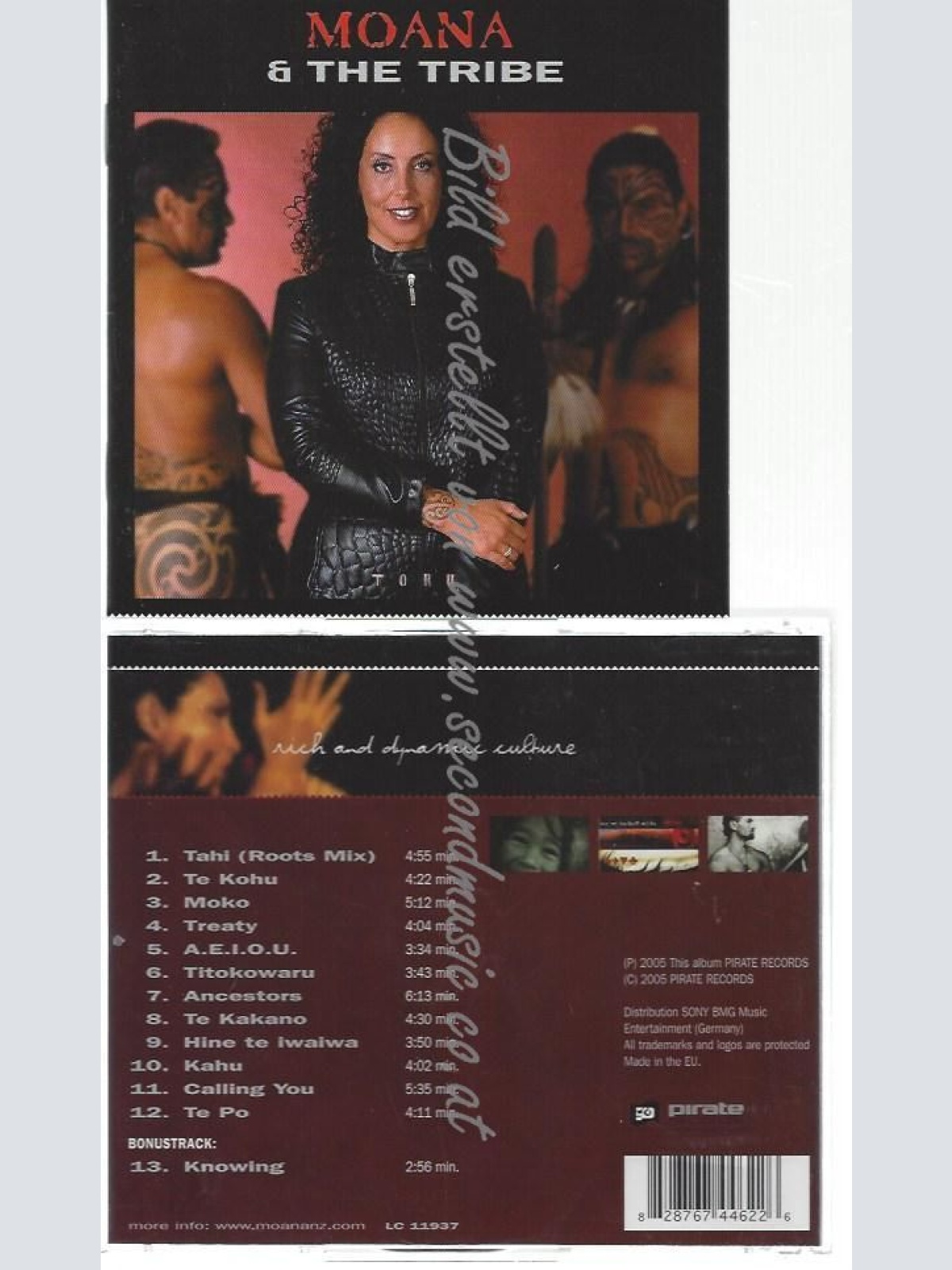 CD--Toru //  Moana & the Tribe