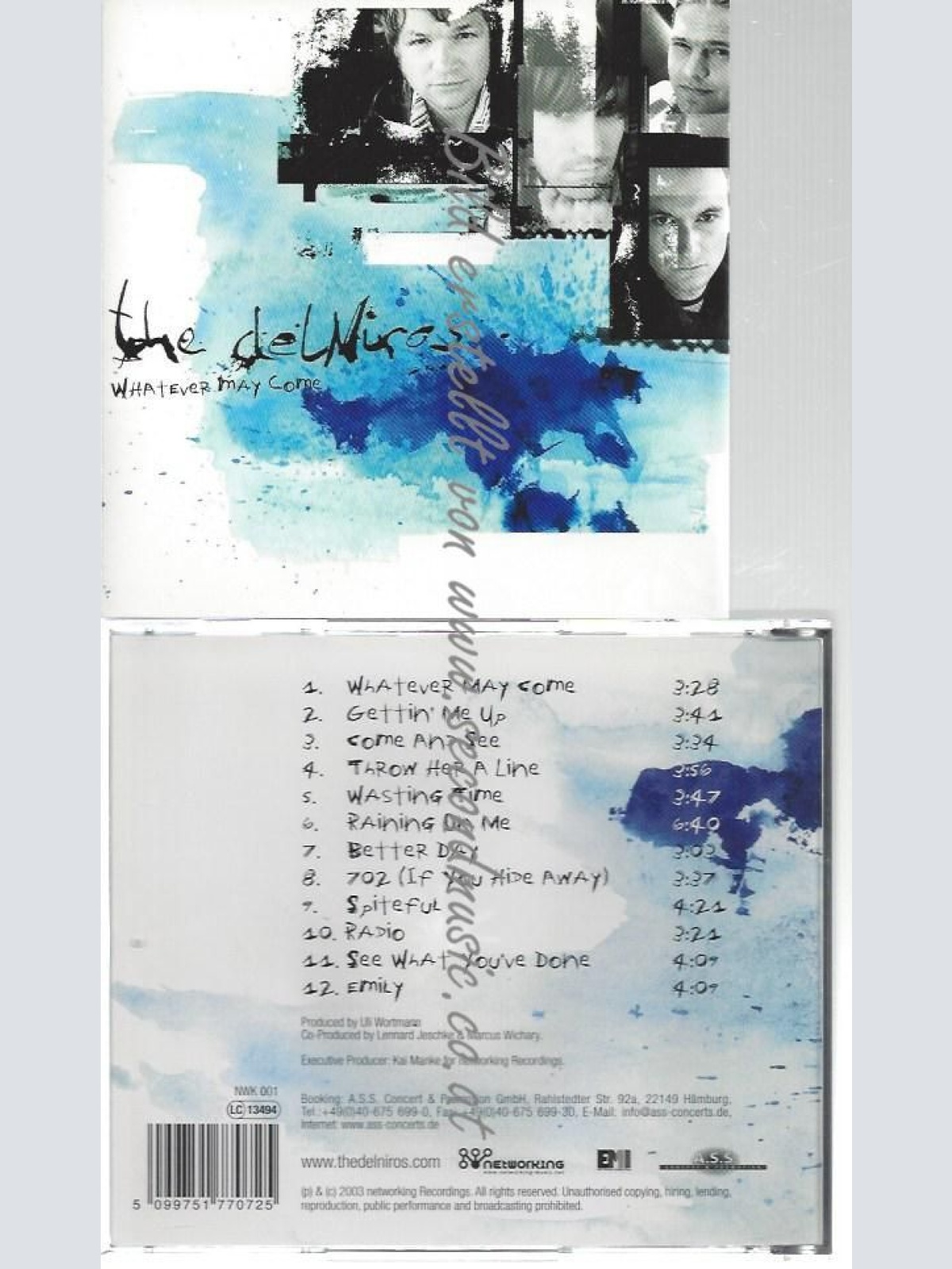 CD--DELNIROS,THE--    WHATEVER MAY COME