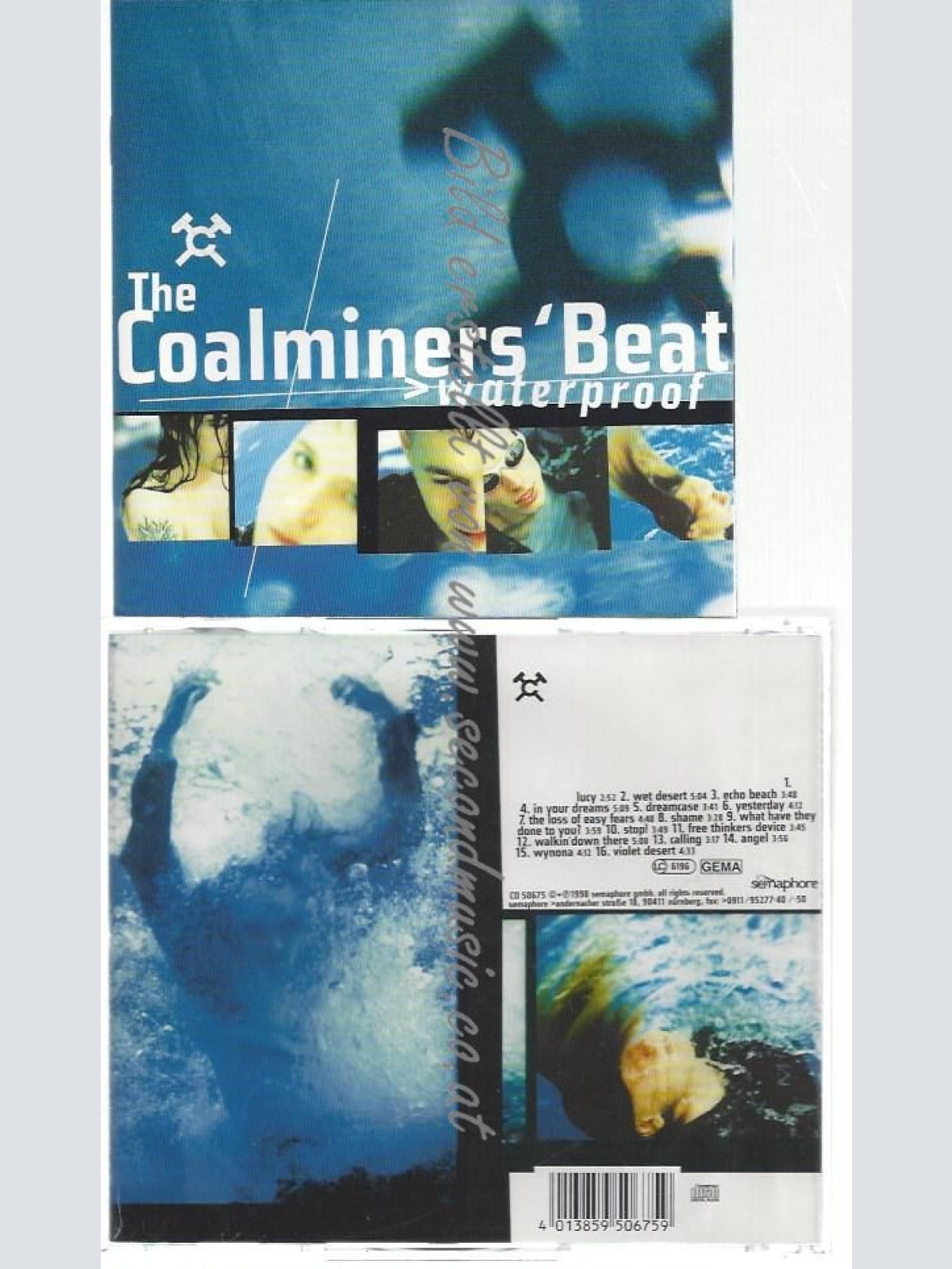 CD--THE COALMINERS BEAT--    WATERPROOF