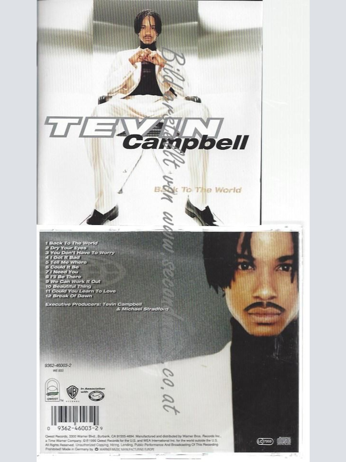 CD--TEVIN CAMPBELL--    BACK TO THE WORLD