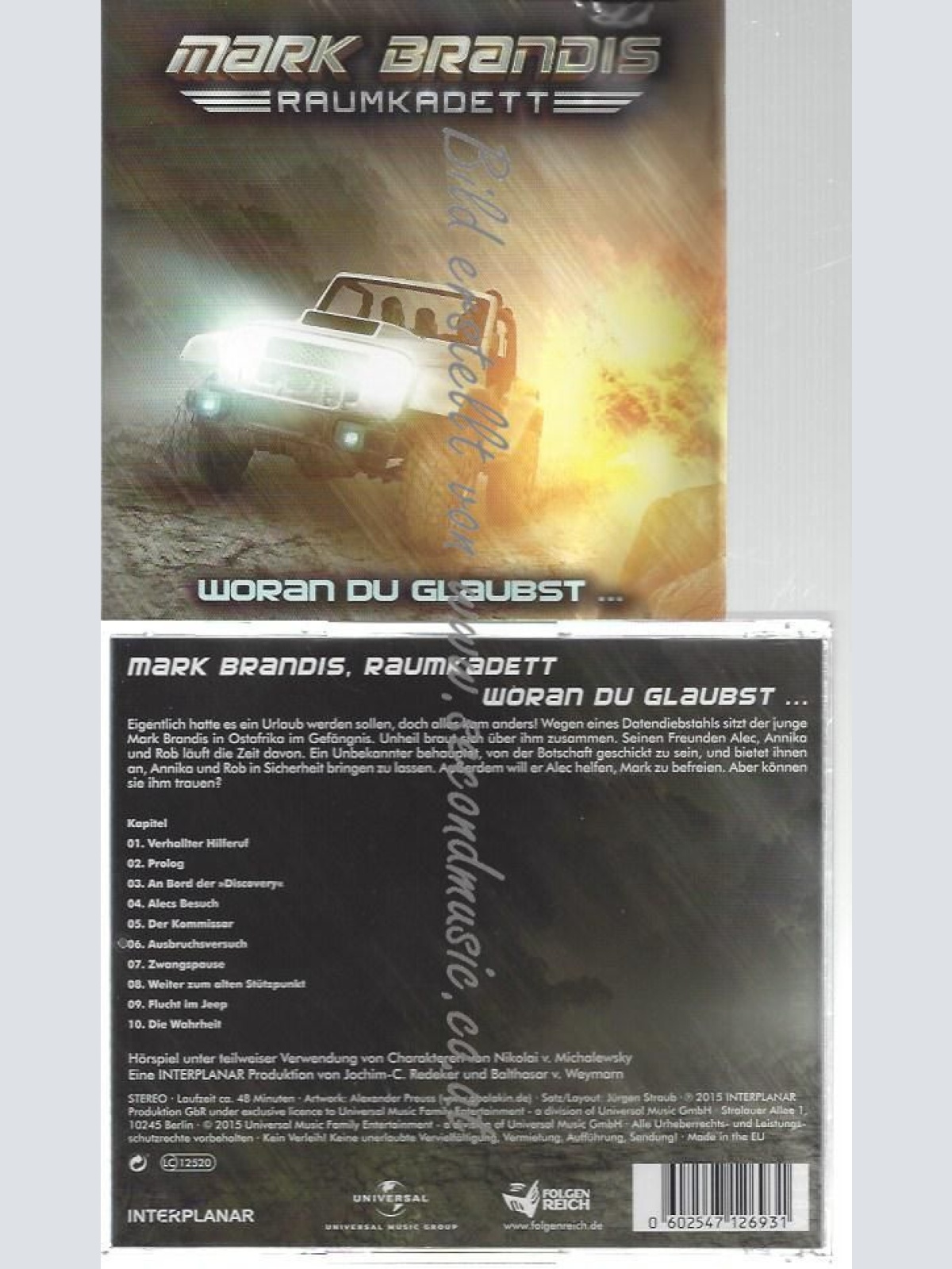 CD--MARK BRANDIS - RAUMKADETT--    : WORAN DU GLAUBST ...