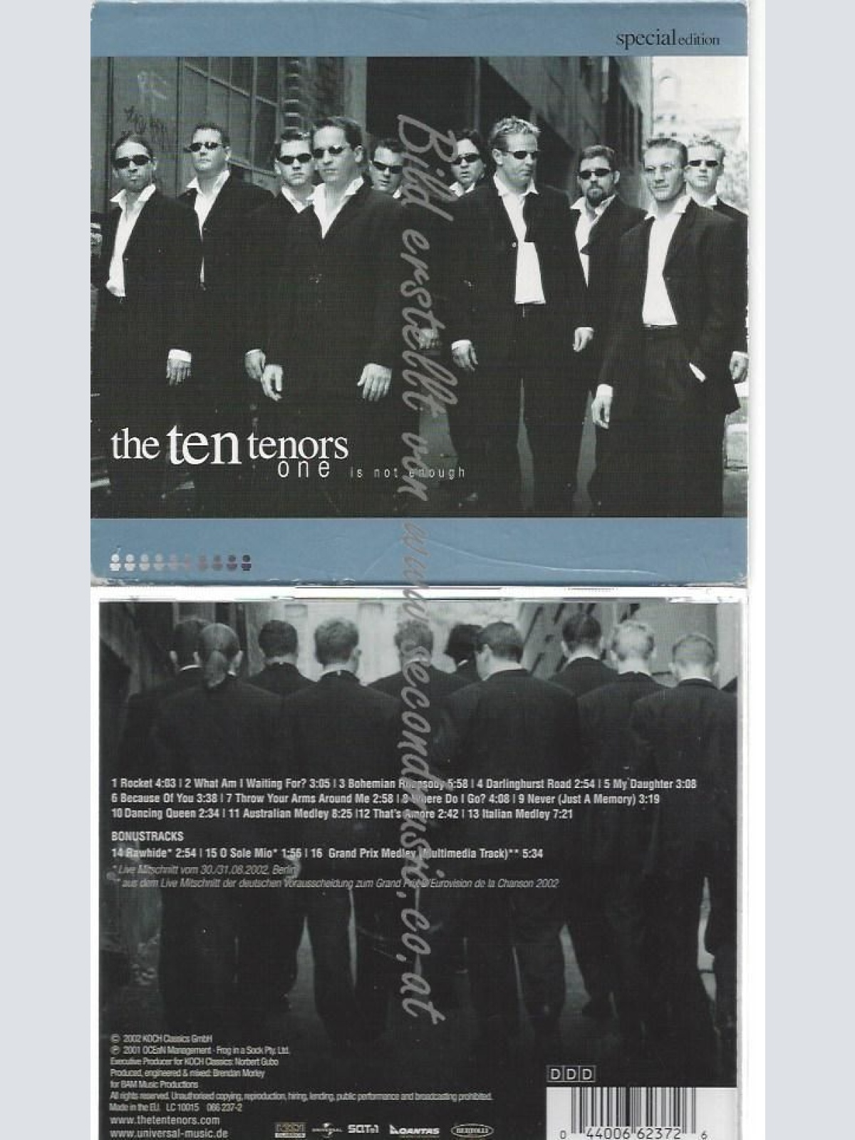 CD--THE TEN TENORS--    ONE IS NOT ENOUGH -