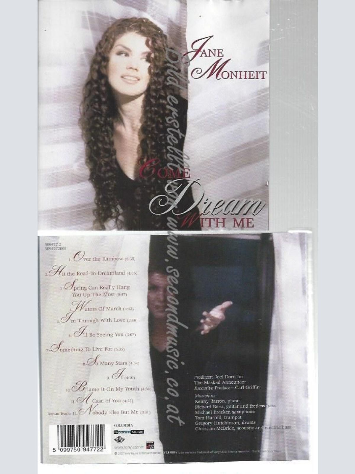CD--JANE MONHEIT--    COME DREAM WITH ME