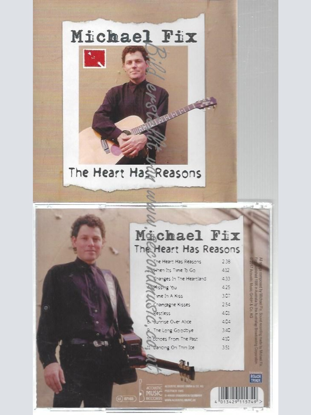 CD--MICHAEL FIX--    THE HEART HAS REASONS