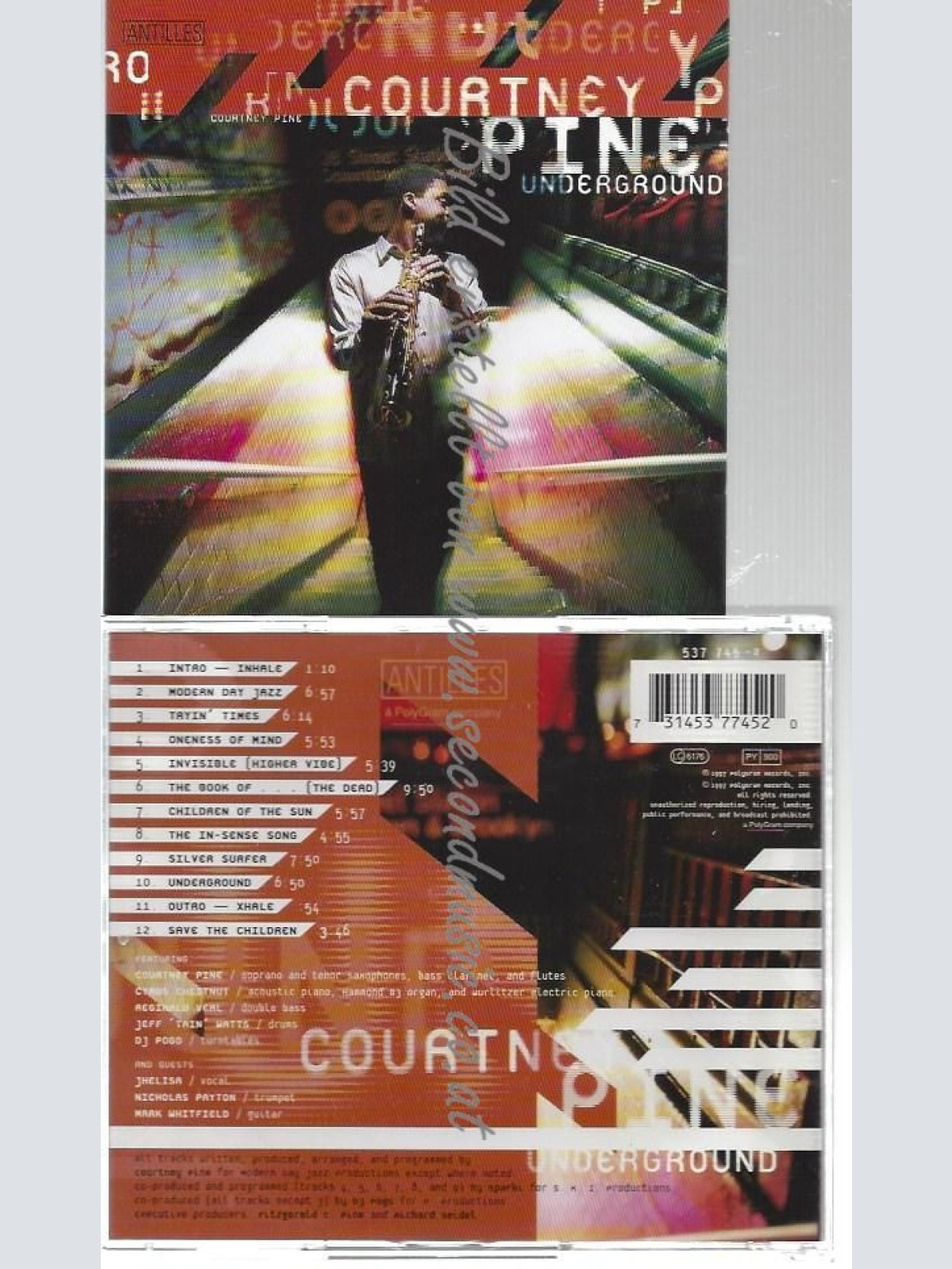 CD--COURTNEY PINE--    UNDERGROUND