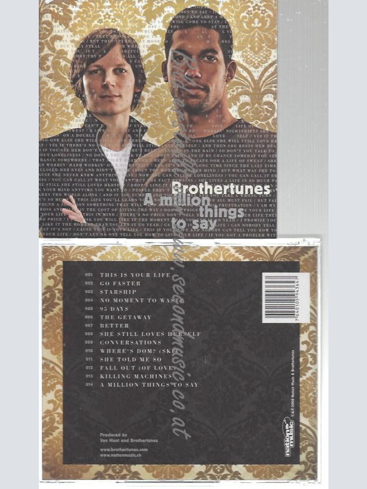 CD--BROTHERTUNES--    A MILLION THINGS TO SAY