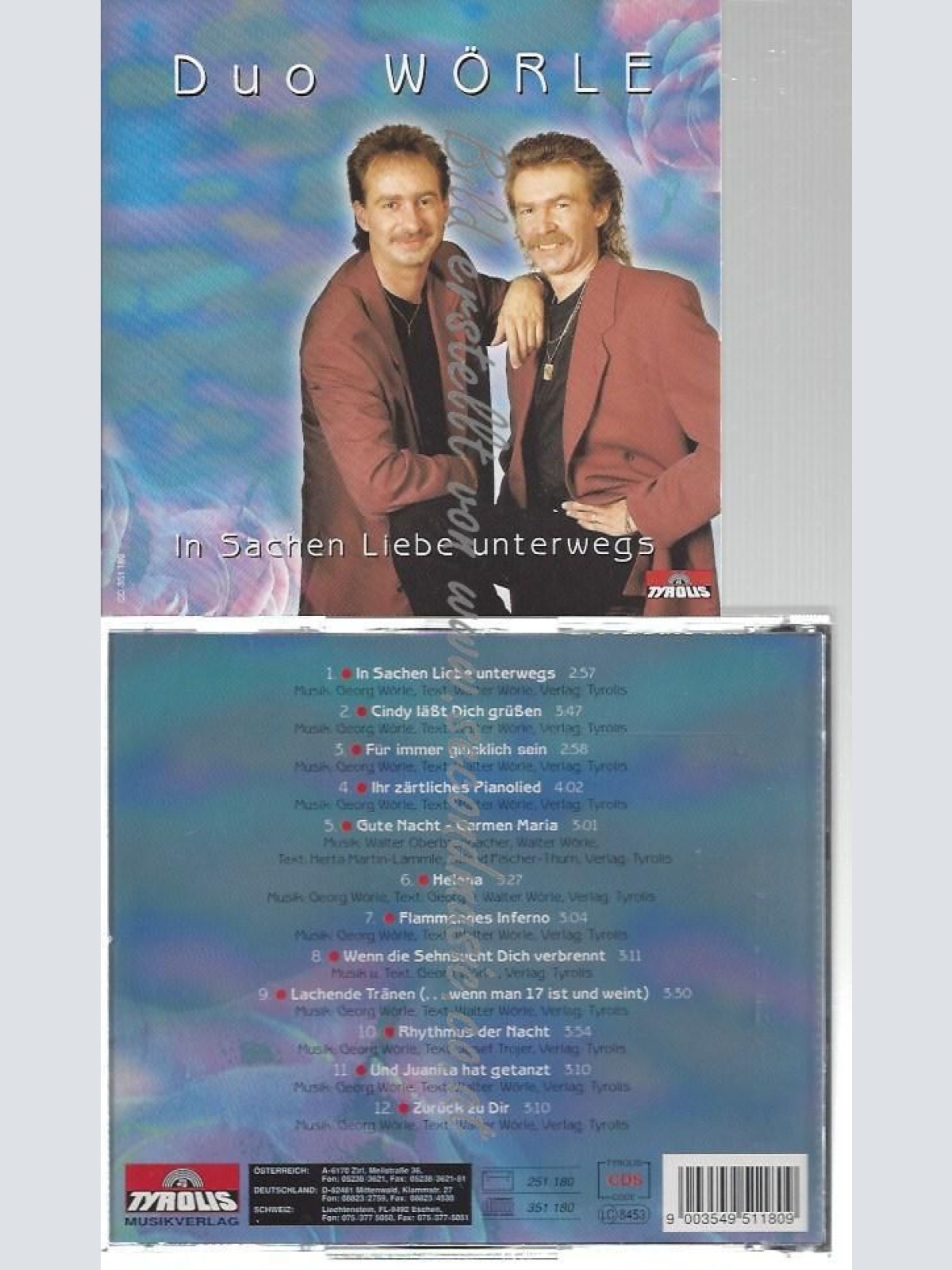 CD--DUO WÖRLE--    IN SACHEN LIEBE UNTERWEGS